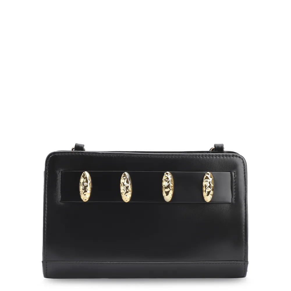 Bolsa Transversal Couro Preto