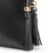 Bolsa Transversal Couro Preto - imagem 5