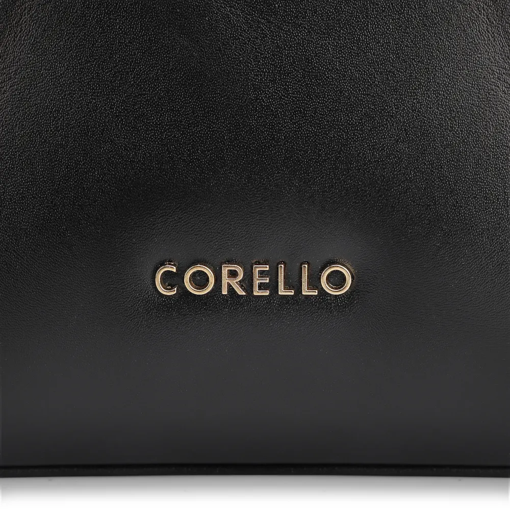 Bolsa Transversal Couro Preto - imagem 6