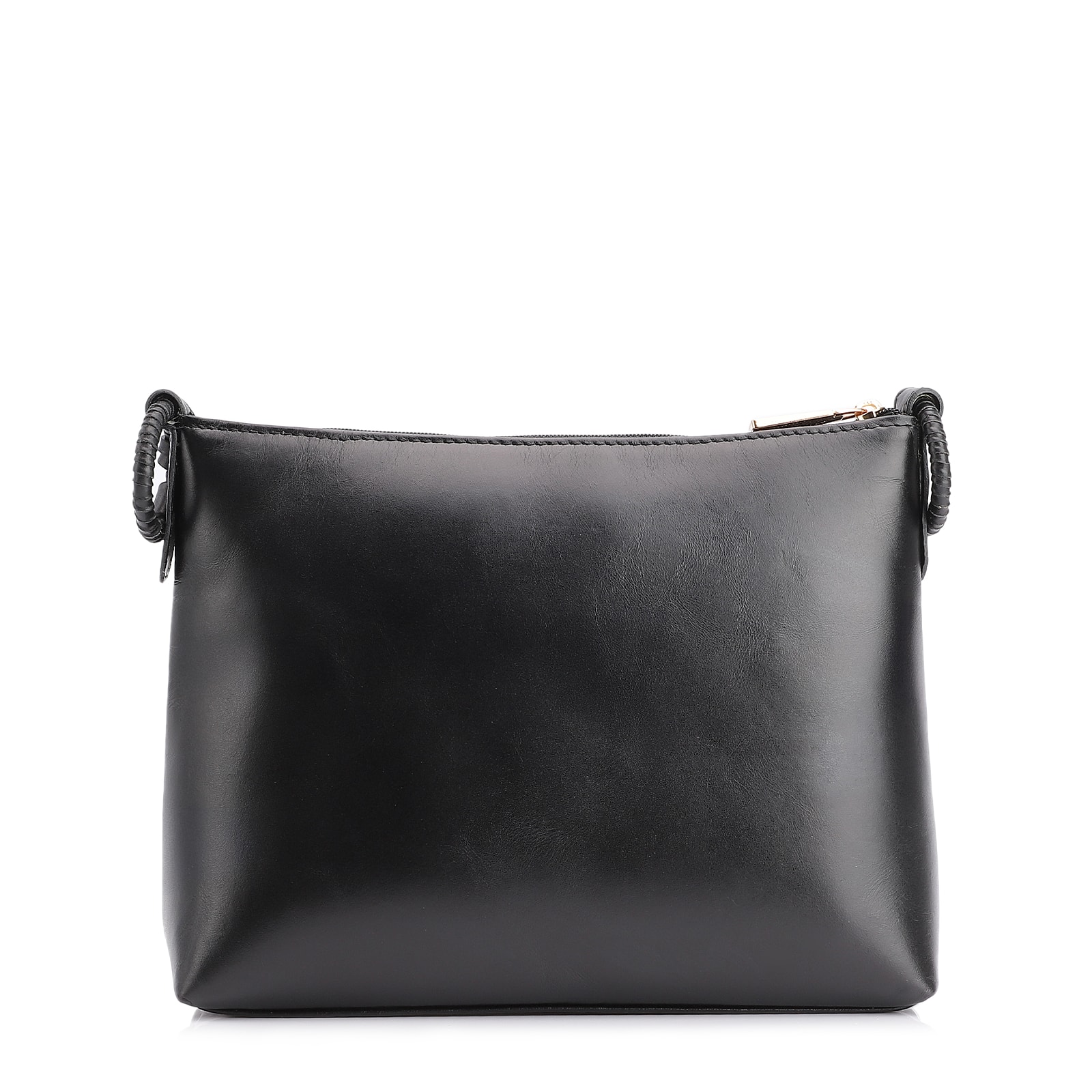 Bolsa Transversal Couro Preto
