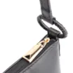 Bolsa Transversal Couro Preto - imagem 5