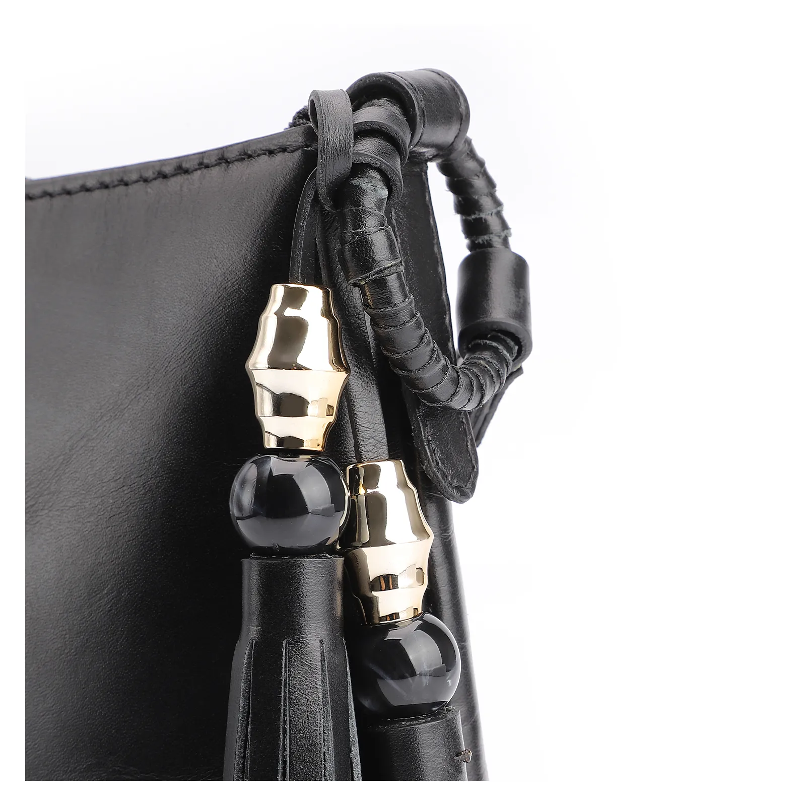 Bolsa Transversal Couro Preto