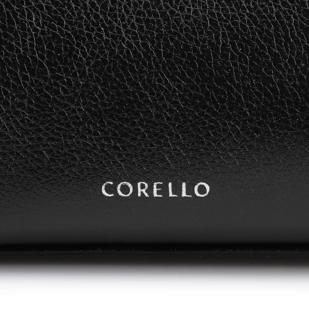 Bolsa Transversal Couro Preto - imagem 6