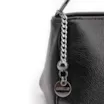 Bolsa Transversal Couro Preto - imagem 7