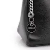 Bolsa Transversal Couro Preto - imagem 8