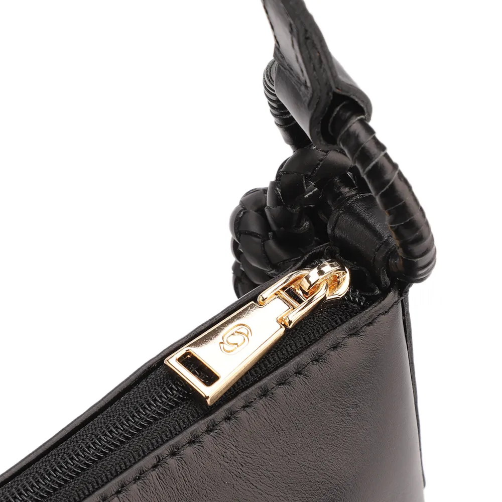  Bolsa Transversal Couro Preto - imagem 5
