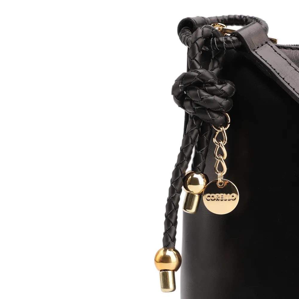  Bolsa Transversal Couro Preto - imagem 6