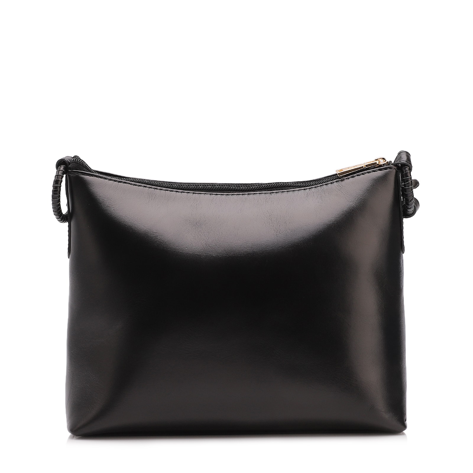 Bolsa Transversal Couro Preto