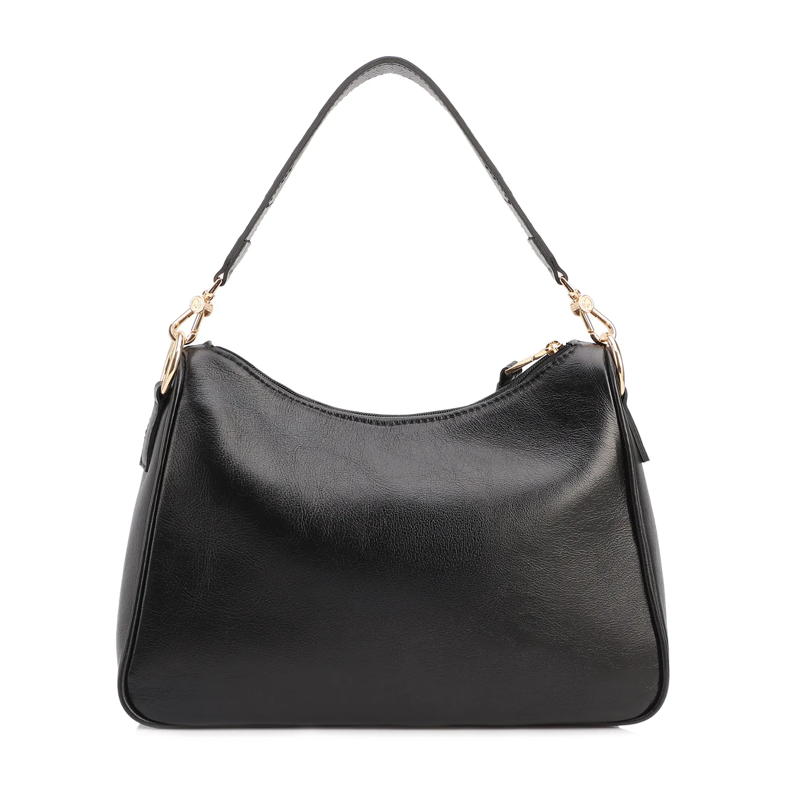 Bolsa Transversal Couro Preto