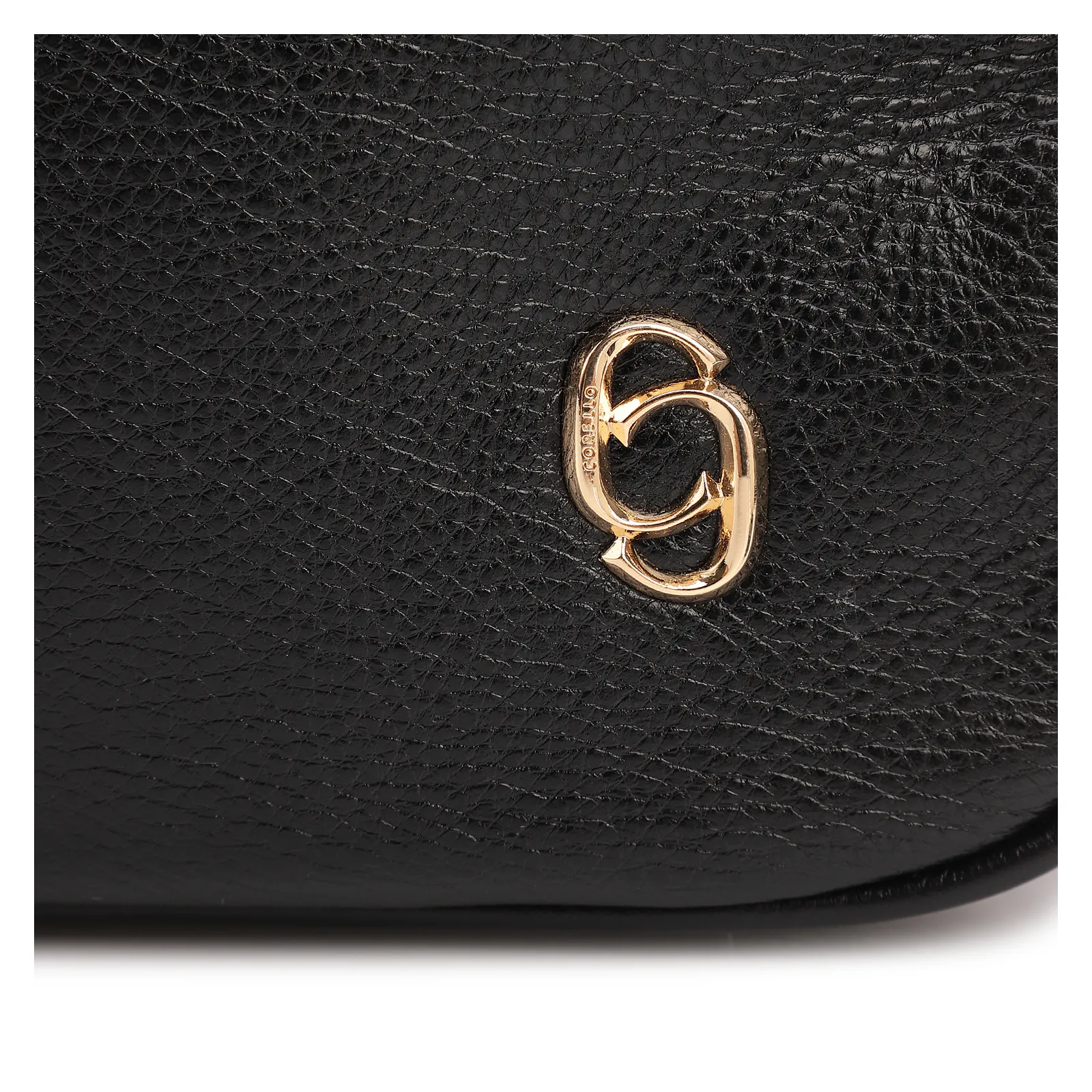 Bolsa Transversal Couro Preto