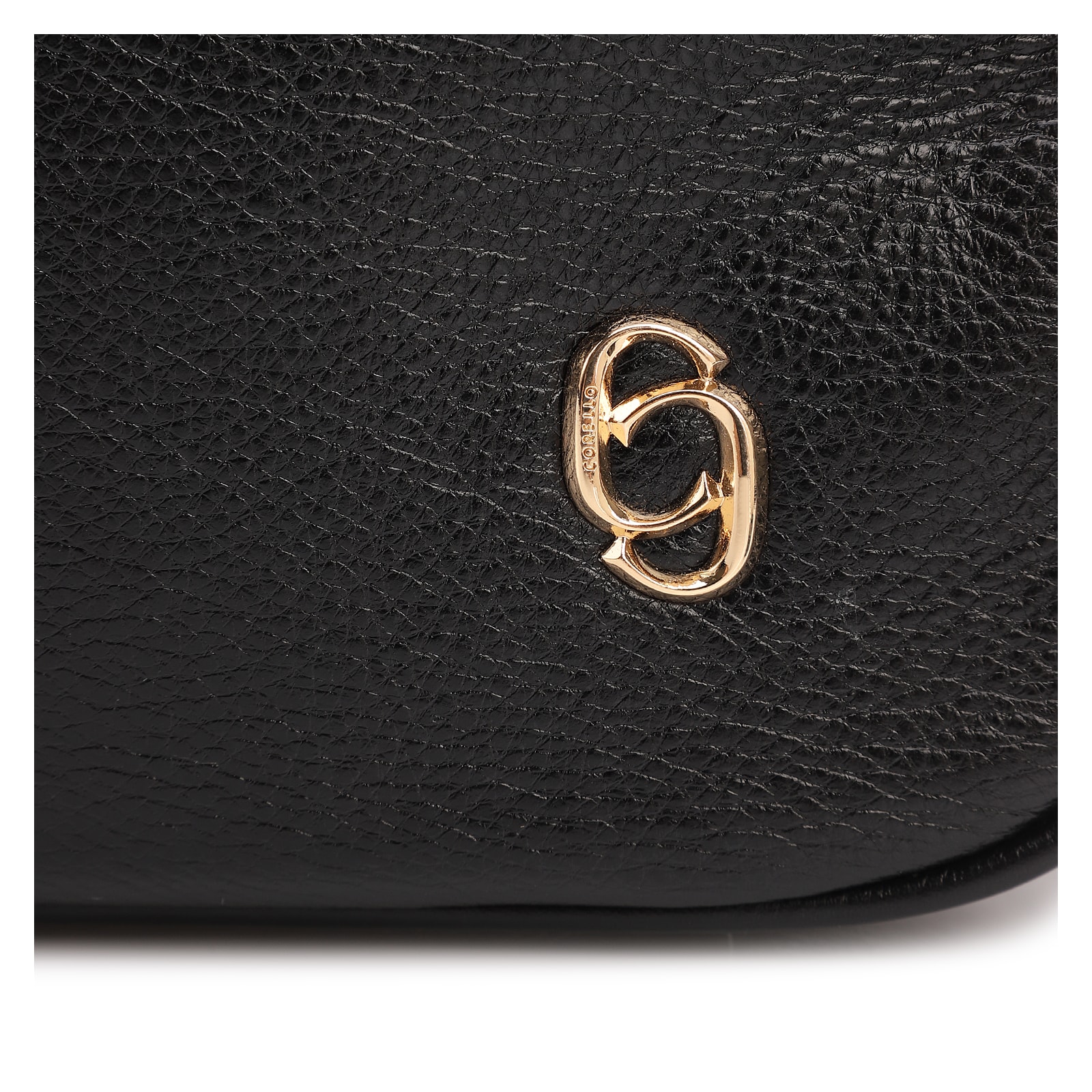 Bolsa Transversal Couro Preto