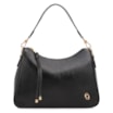 Bolsa Transversal Couro Preto - imagem 1