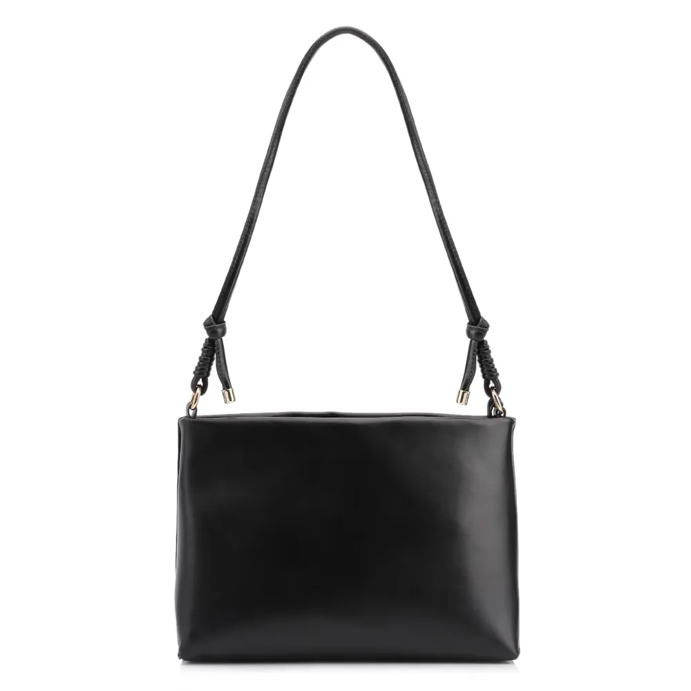 Bolsa Transversal Couro Preto - imagem 3