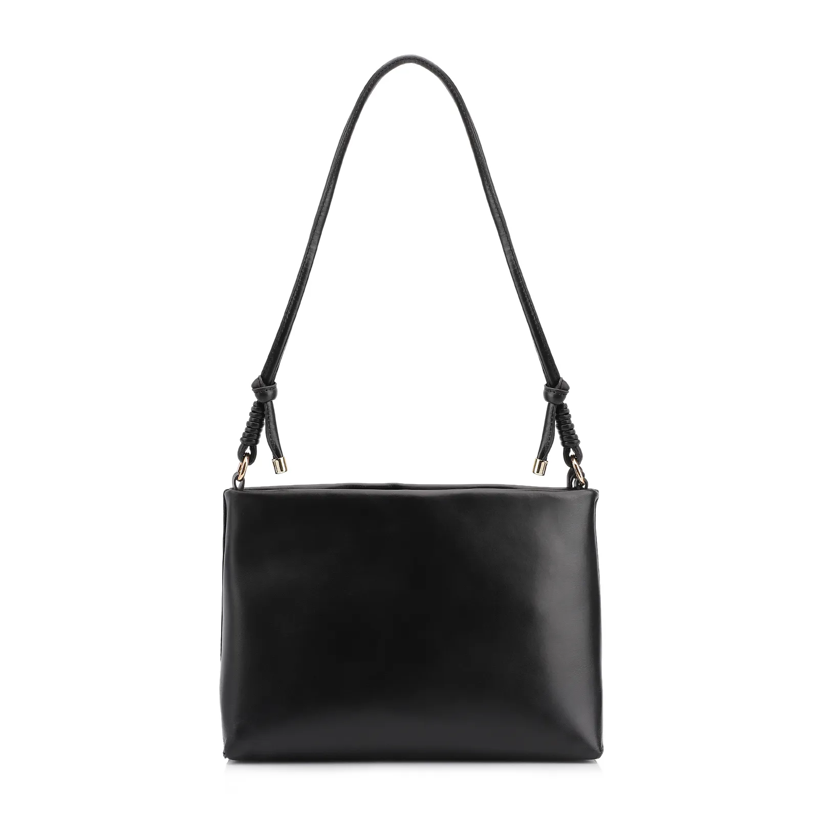 Bolsa Transversal Couro Preto