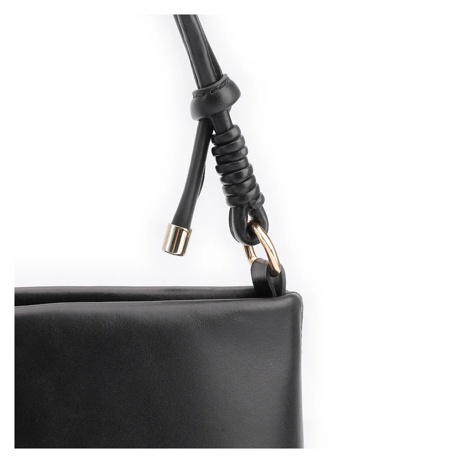 Bolsa Transversal Couro Preto