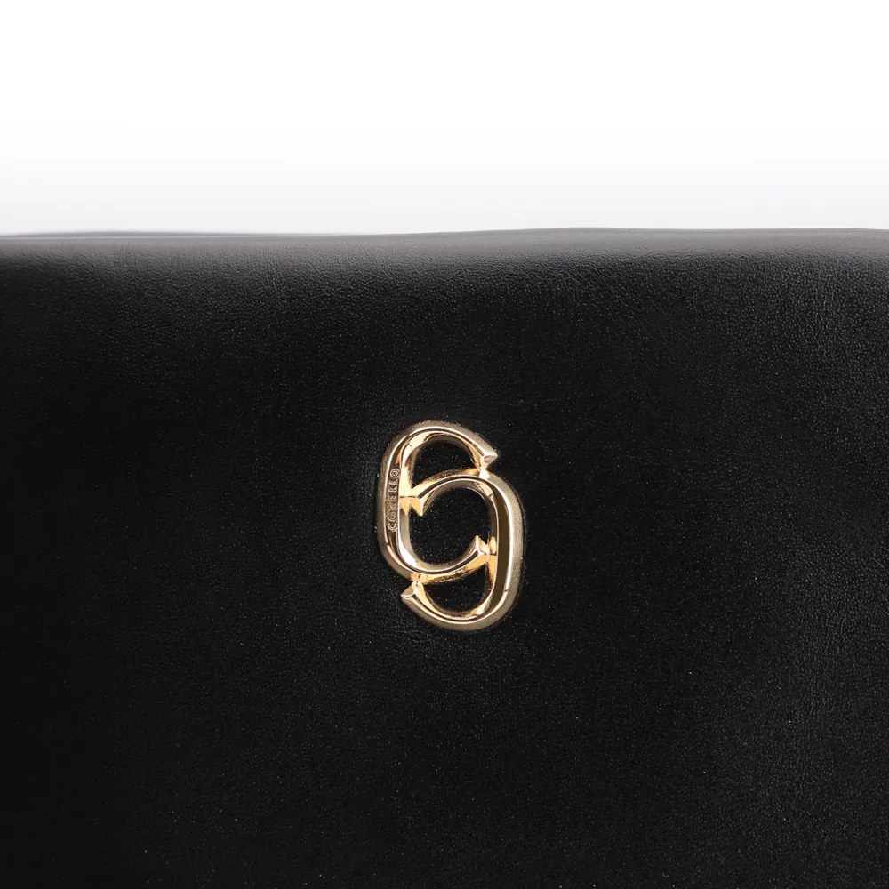 Bolsa Transversal Couro Preto - imagem 6