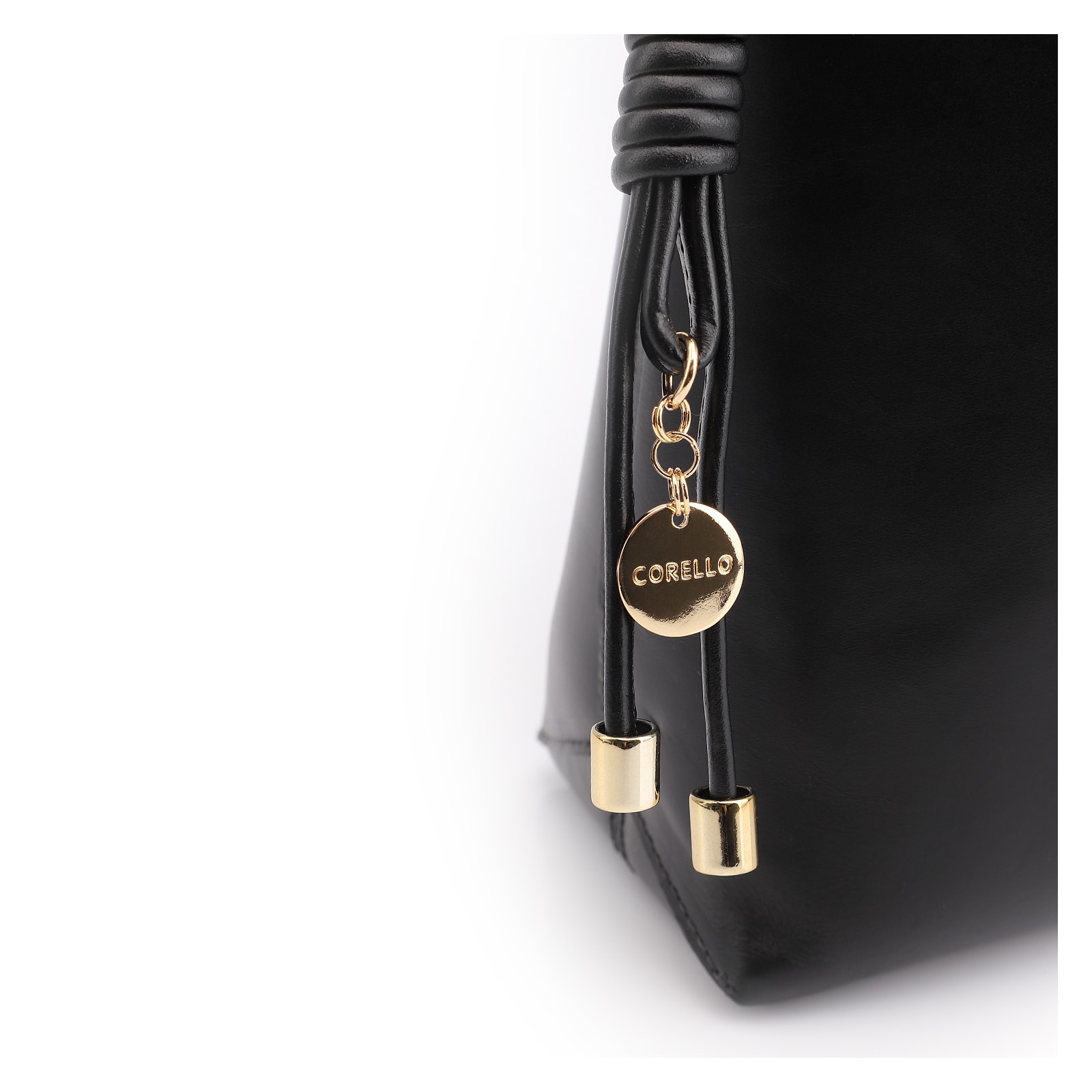 Bolsa Transversal Couro Preto