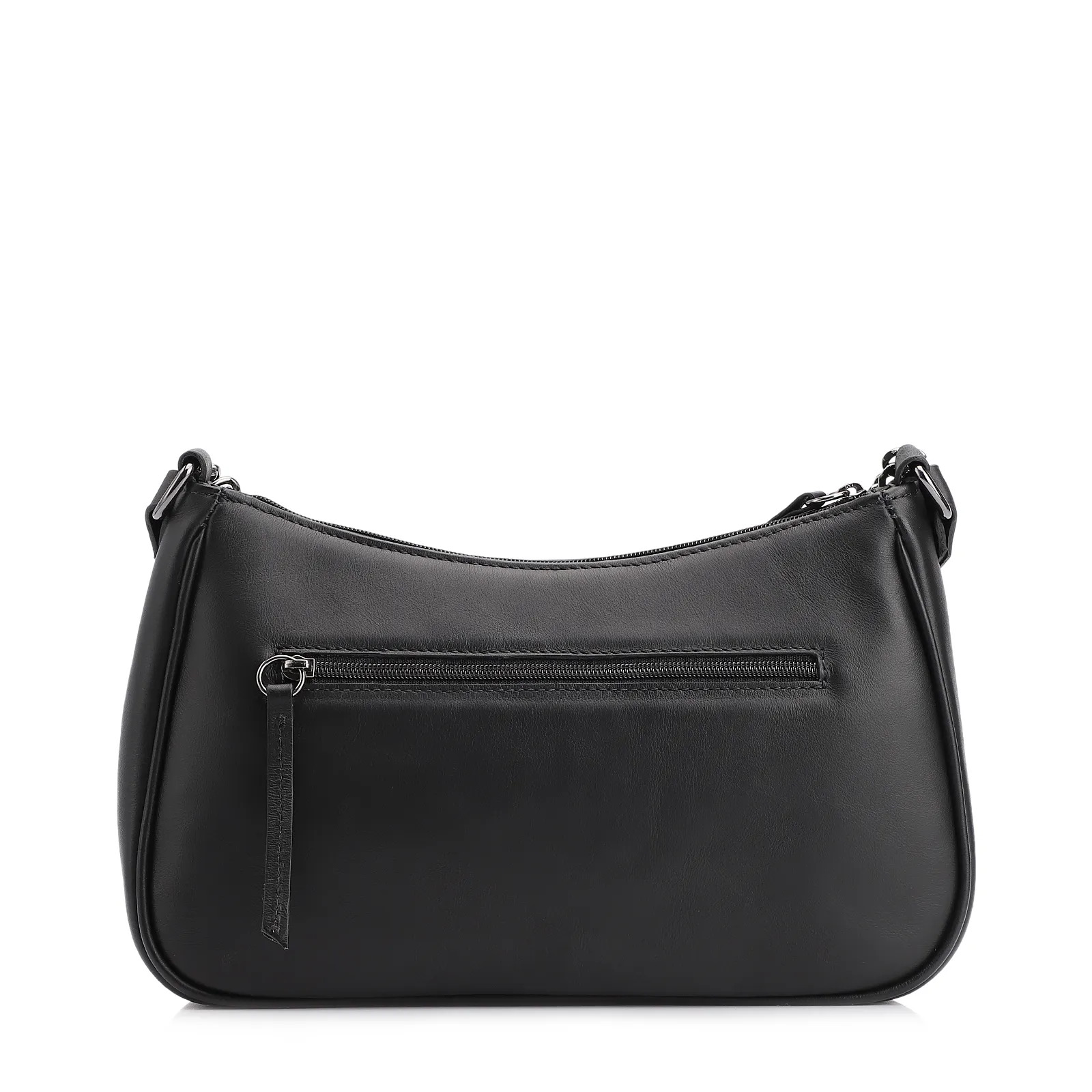 Bolsa Transversal Couro Preto