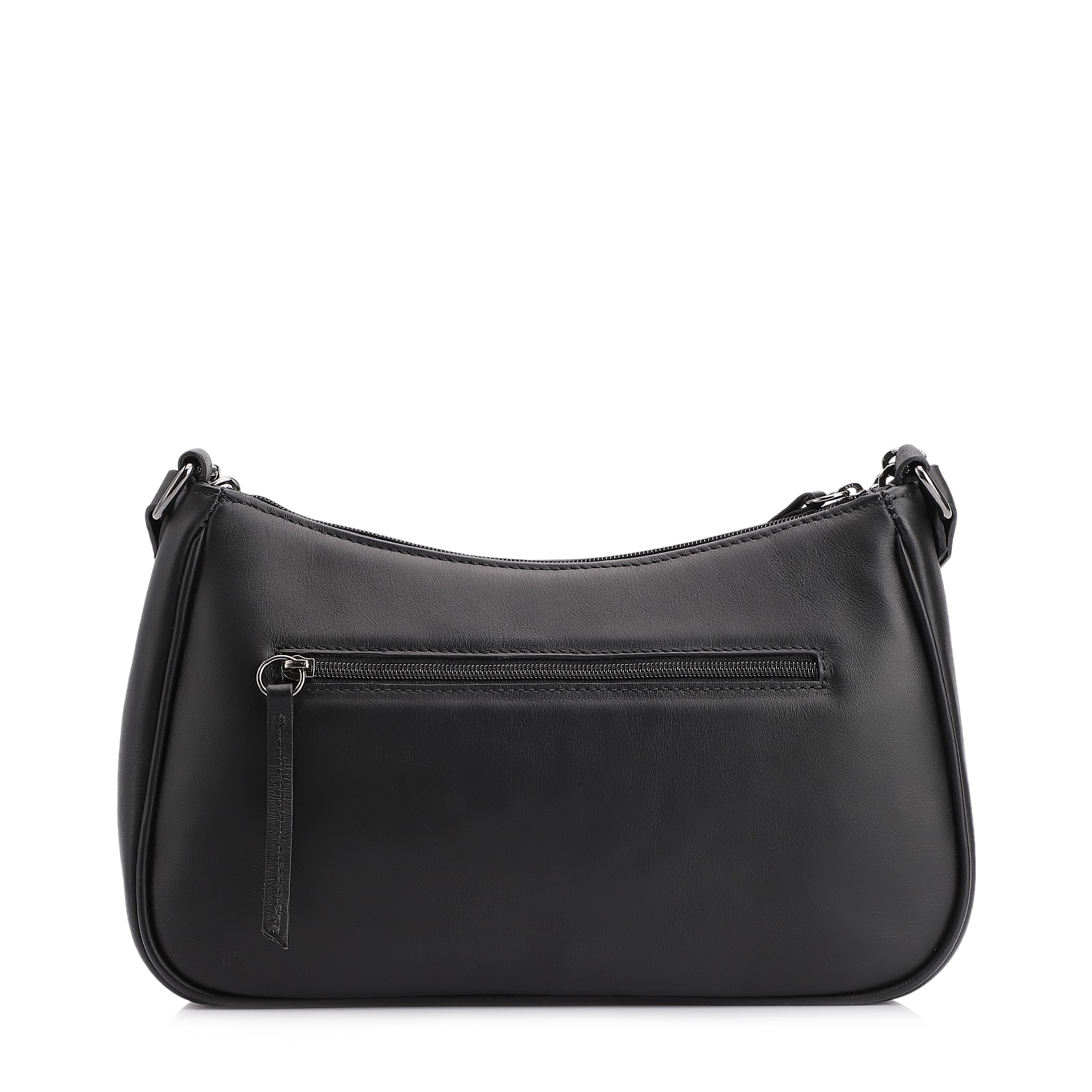 Bolsa Transversal Couro Preto