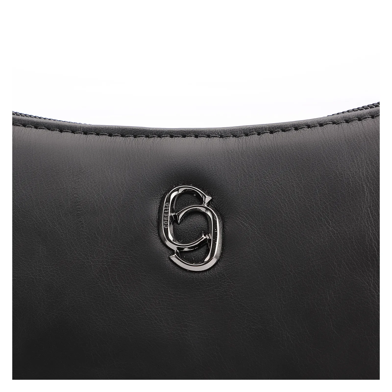 Bolsa Transversal Couro Preto