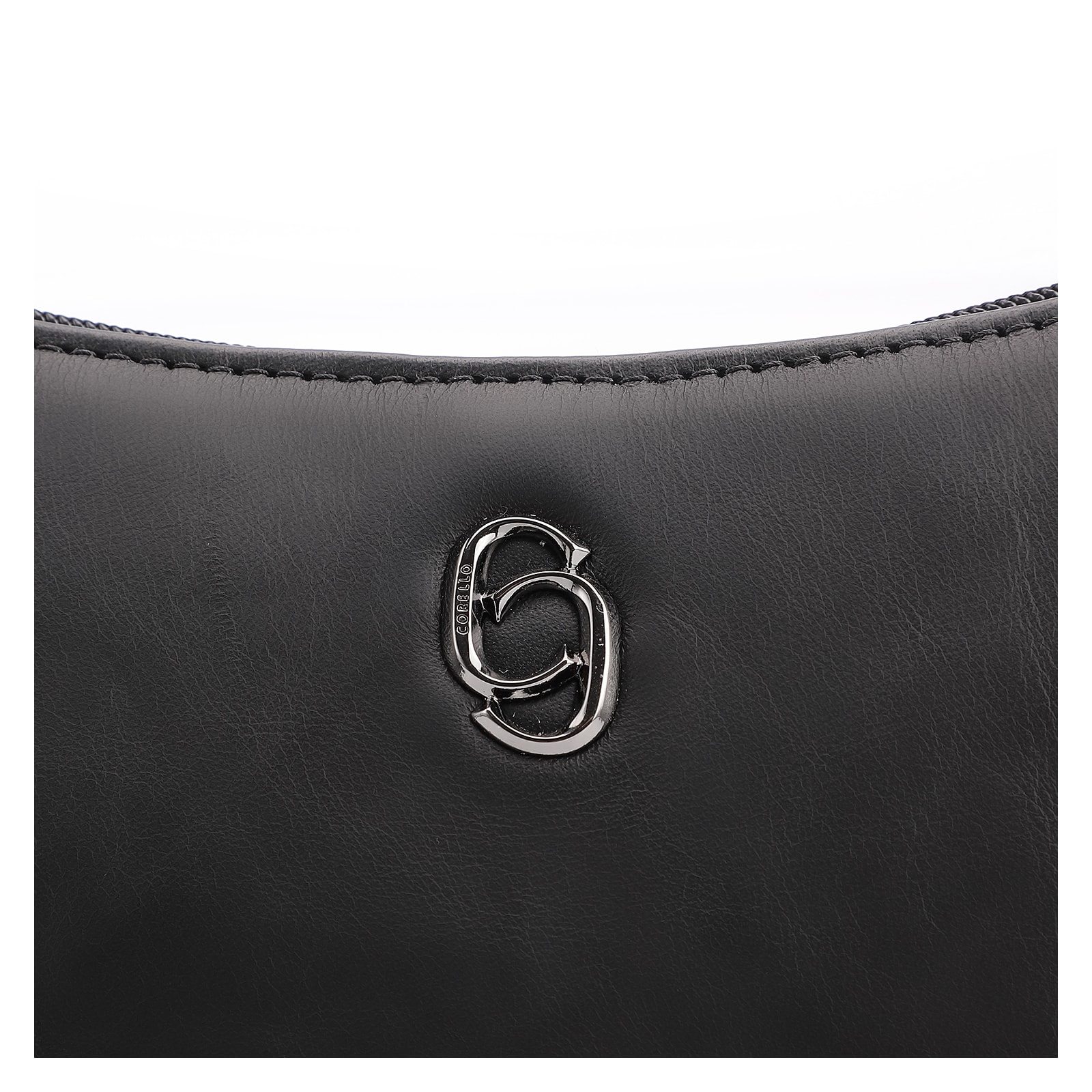 Bolsa Transversal Couro Preto
