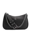 Bolsa Transversal Couro Preto - imagem 1