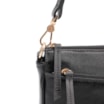 Bolsa Transversal Couro Preto - imagem 6