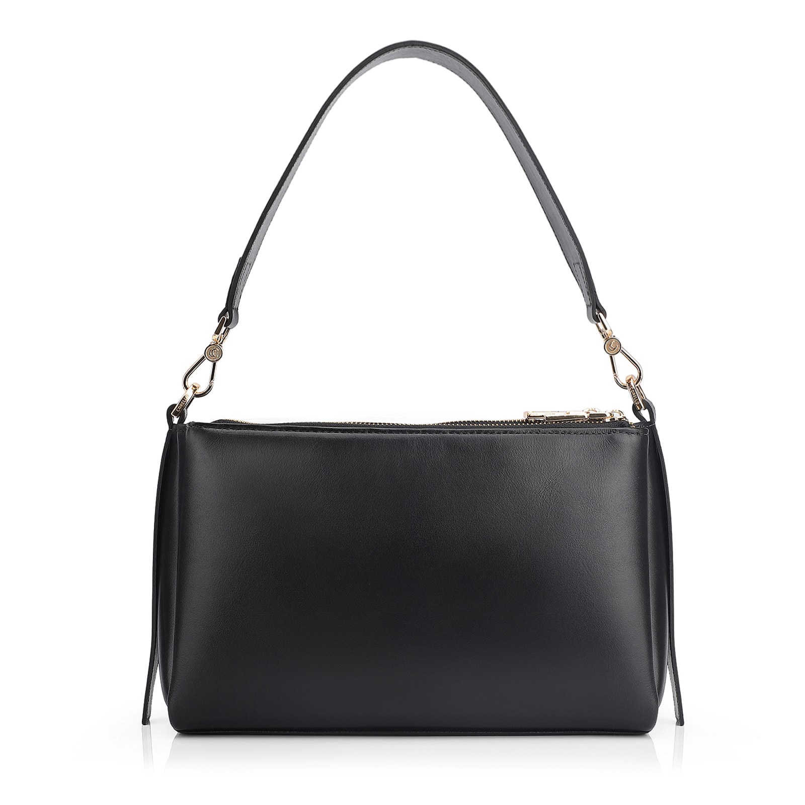 Bolsa Transversal Couro Preto