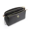 Bolsa Transversal Couro Preto - imagem 4