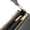 Bolsa Transversal Couro Preto - imagem 5