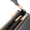 Bolsa Transversal Couro Preto - imagem 5