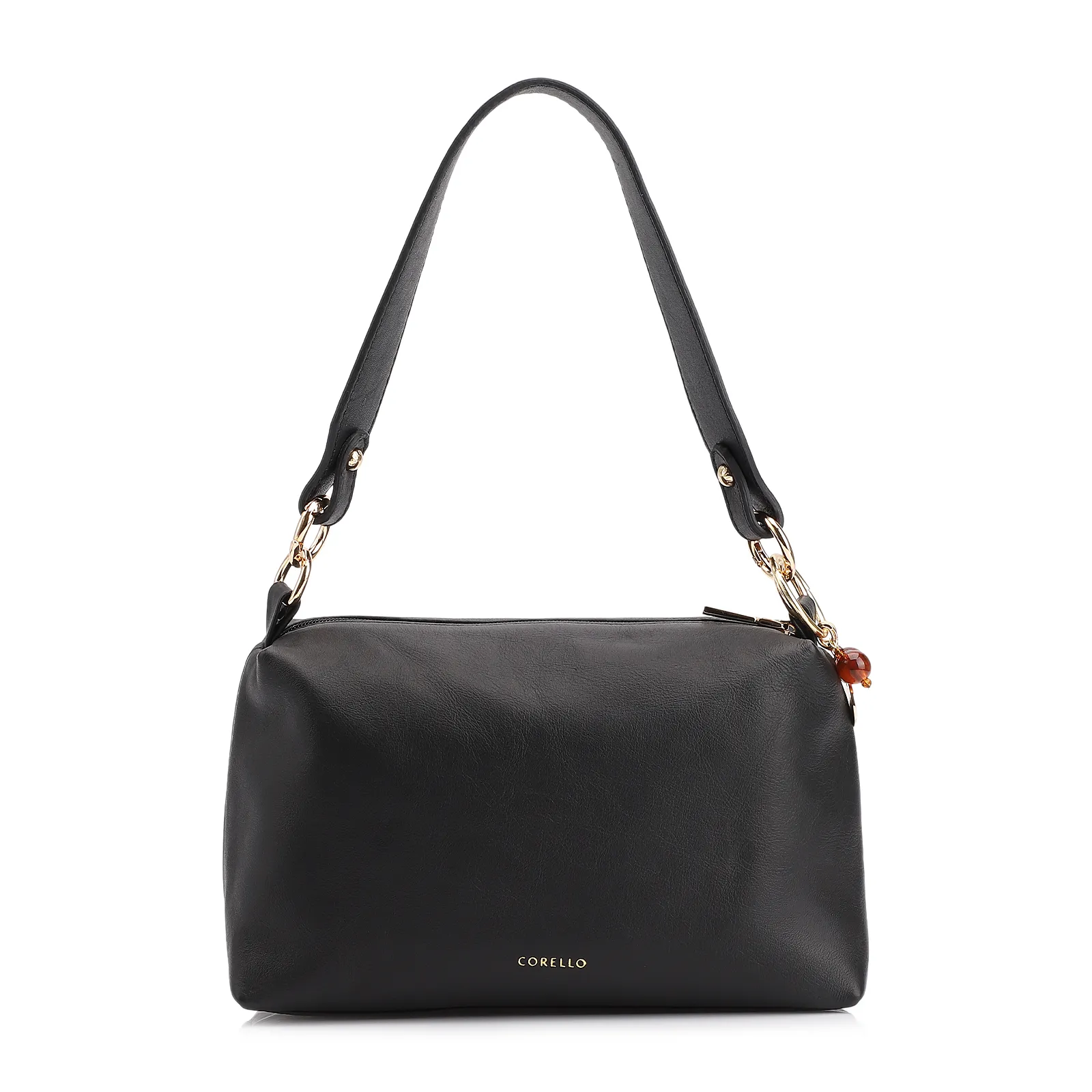 Bolsa Transversal Couro Preto