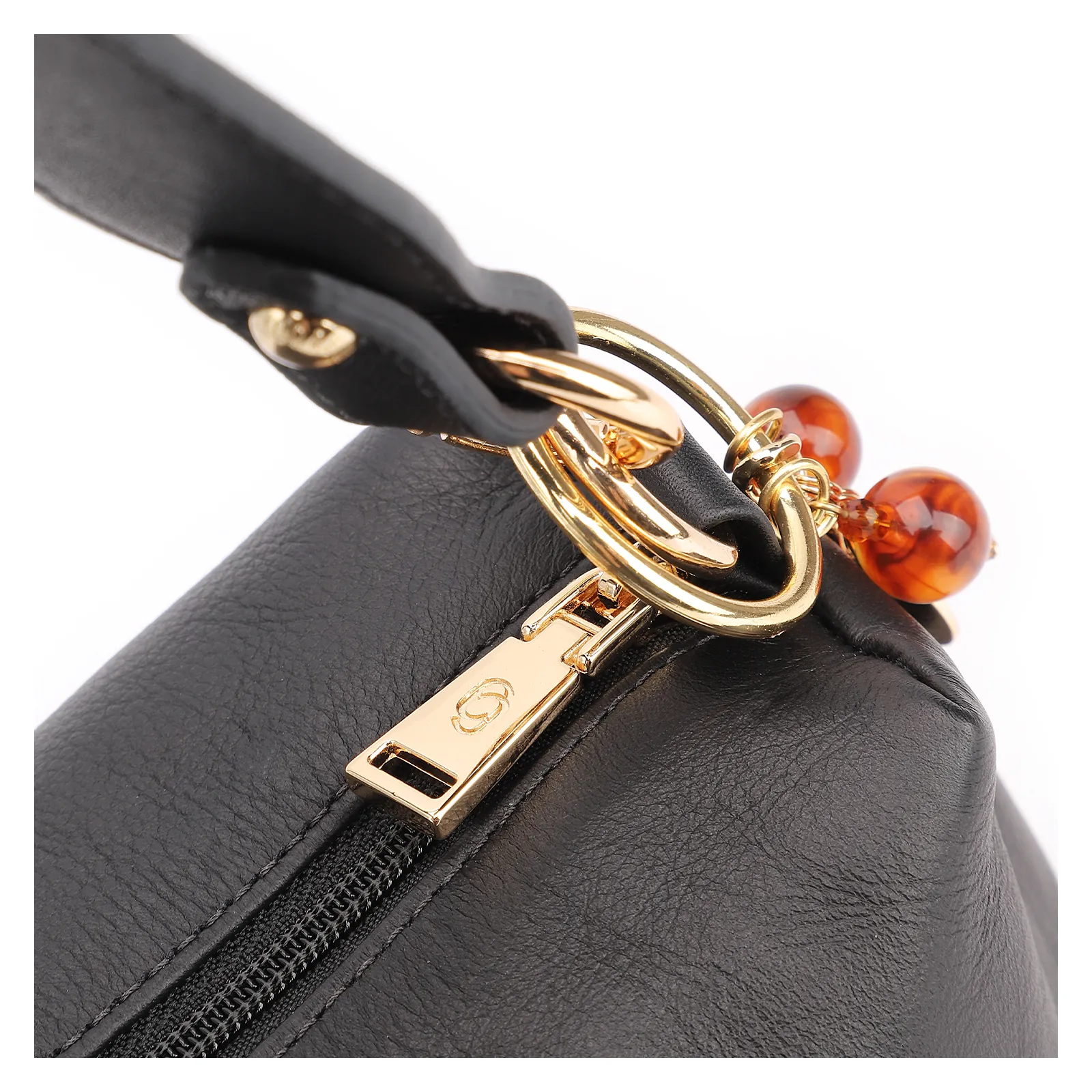 Bolsa Transversal Couro Preto
