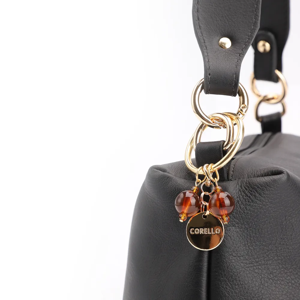 Bolsa Transversal Couro Preto - imagem 8