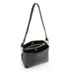 Bolsa Transversal Couro Preto - imagem 4