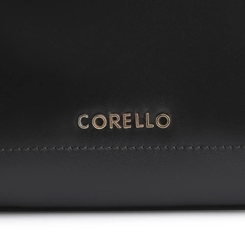 Bolsa Transversal Couro Preto - imagem 6