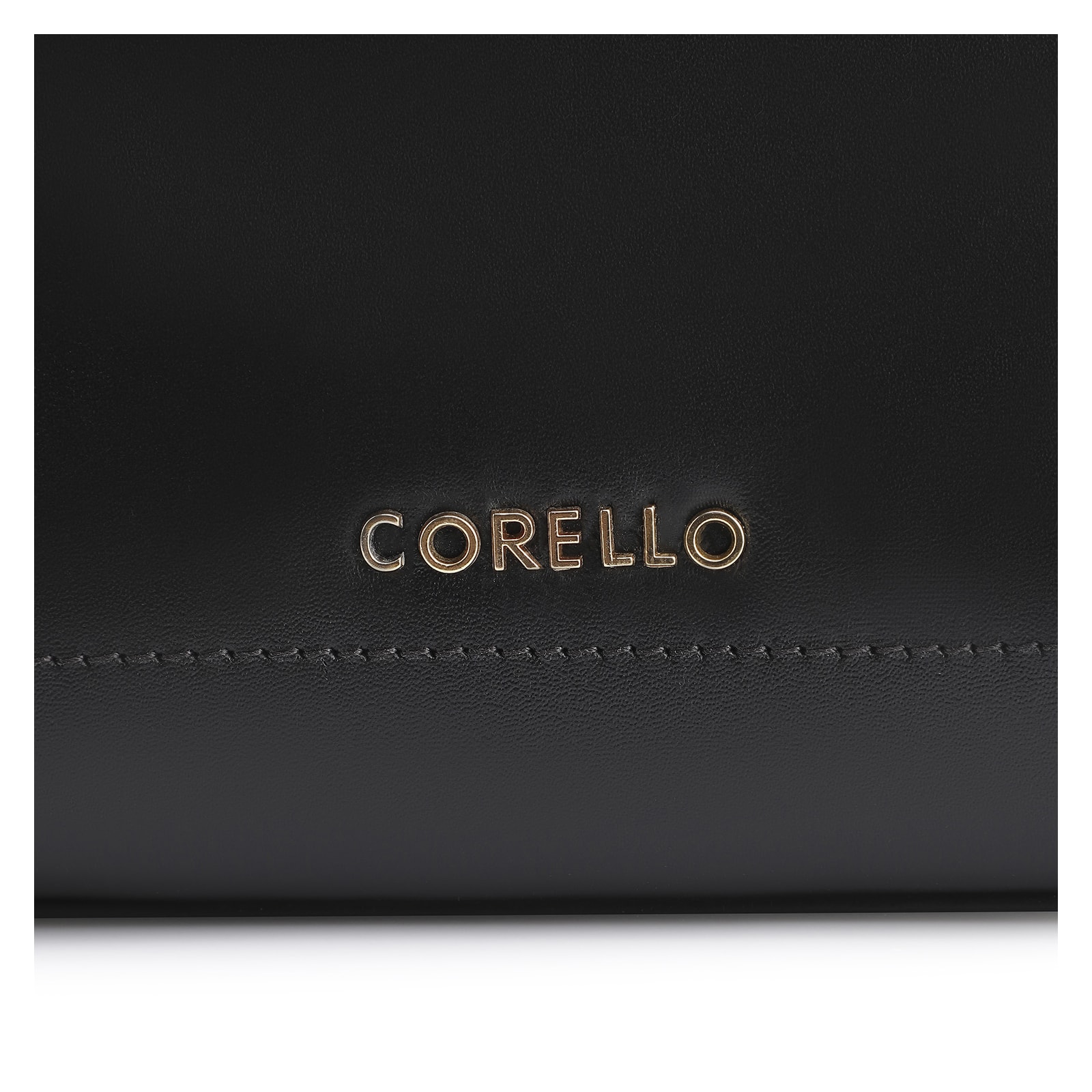 Bolsa Transversal Couro Preto