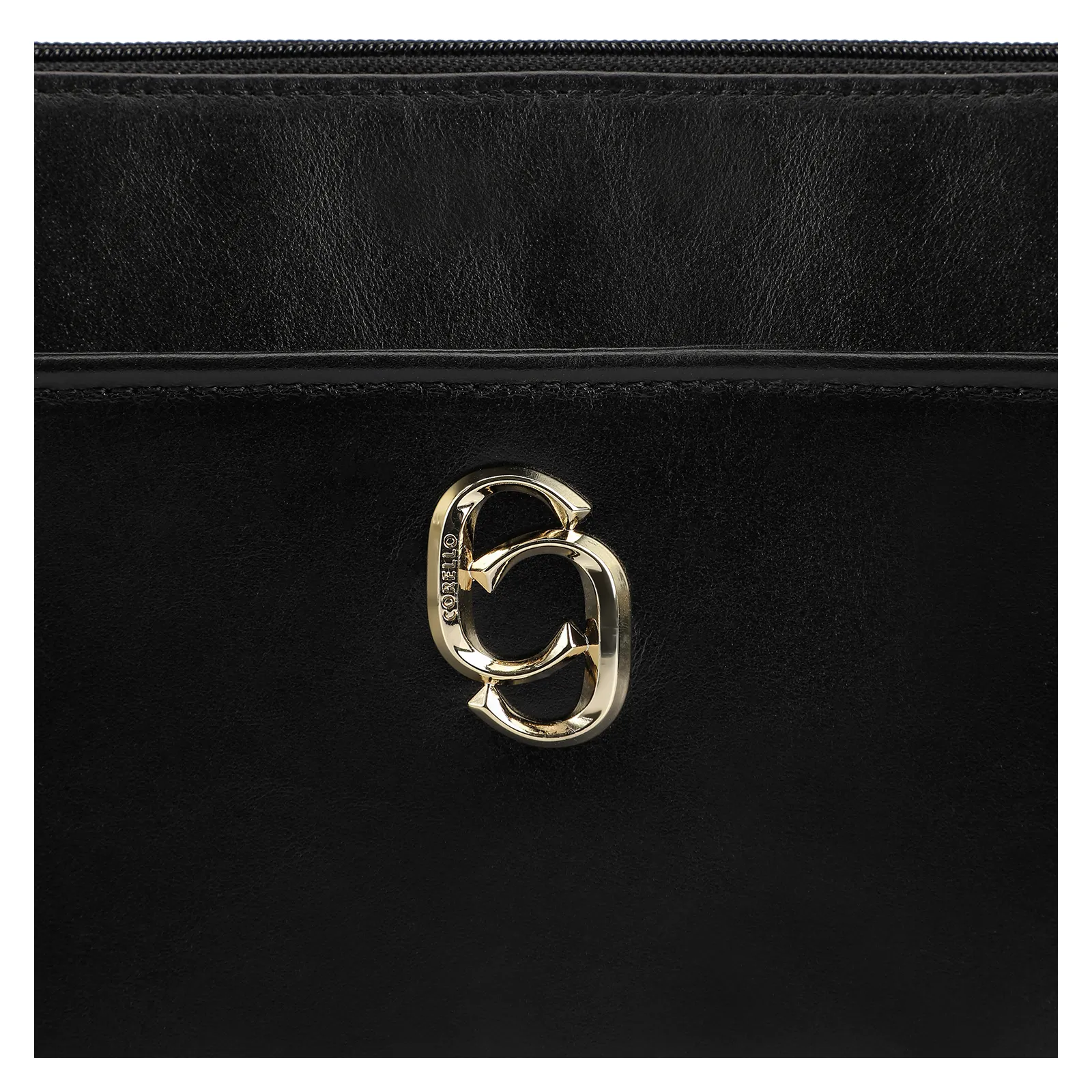 Bolsa Transversal Couro Preto