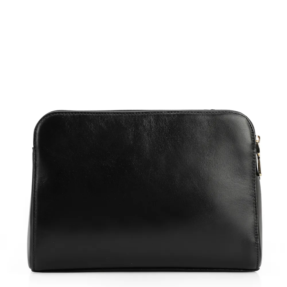 Bolsa Transversal Couro Preto - imagem 3