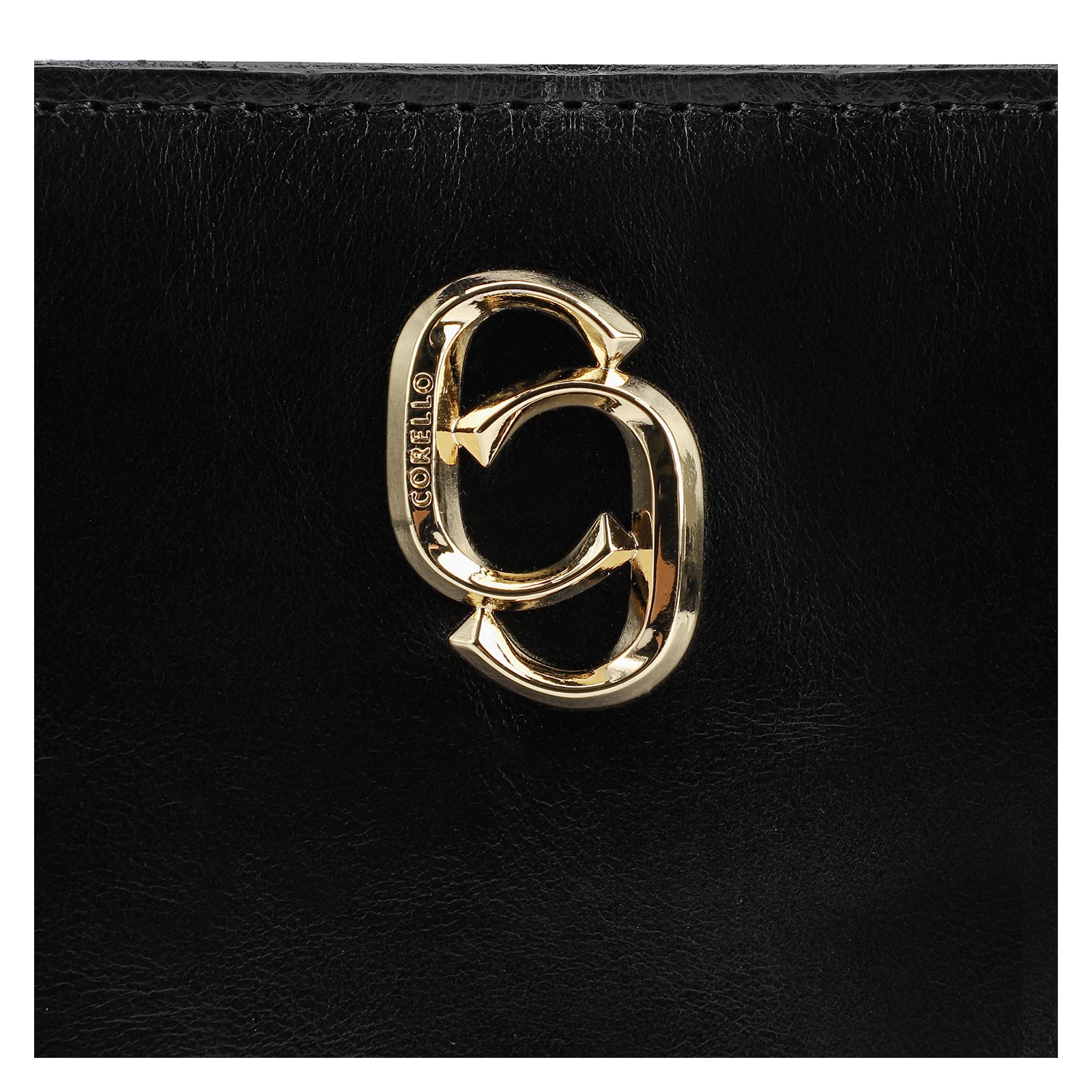 Bolsa Transversal Couro Preto