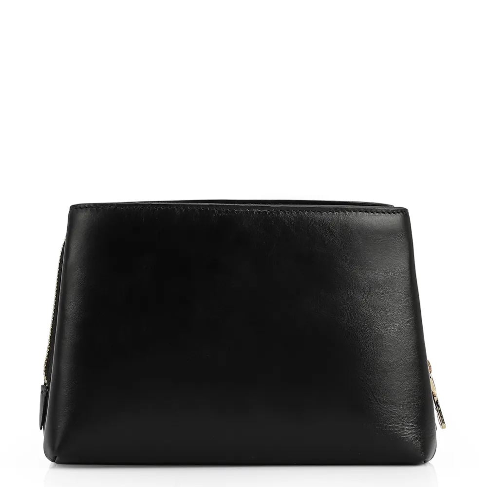 Bolsa Transversal Couro Preto - imagem 3