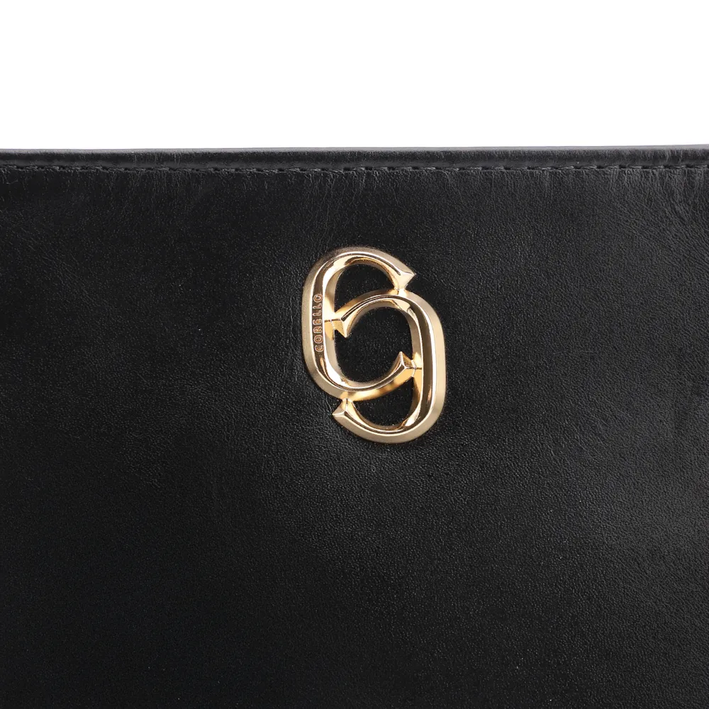 Bolsa Transversal Couro Preto - imagem 5