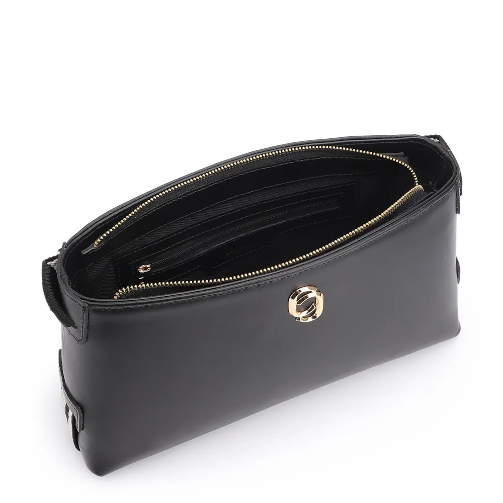 Bolsa Transversal Couro Preto - imagem 4