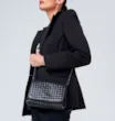 Bolsa Transversal Couro Preto - imagem 2