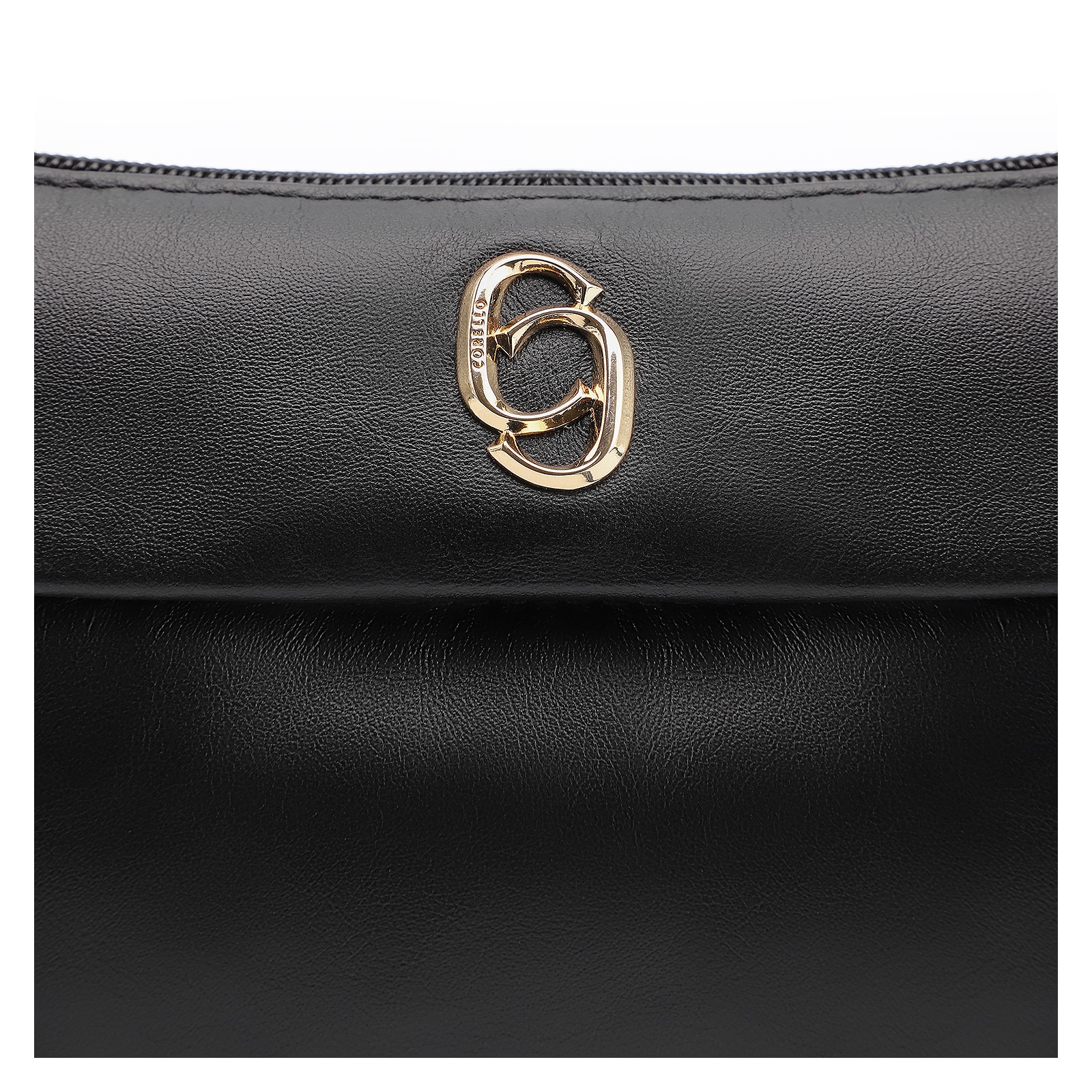 Bolsa Transversal Couro Preto