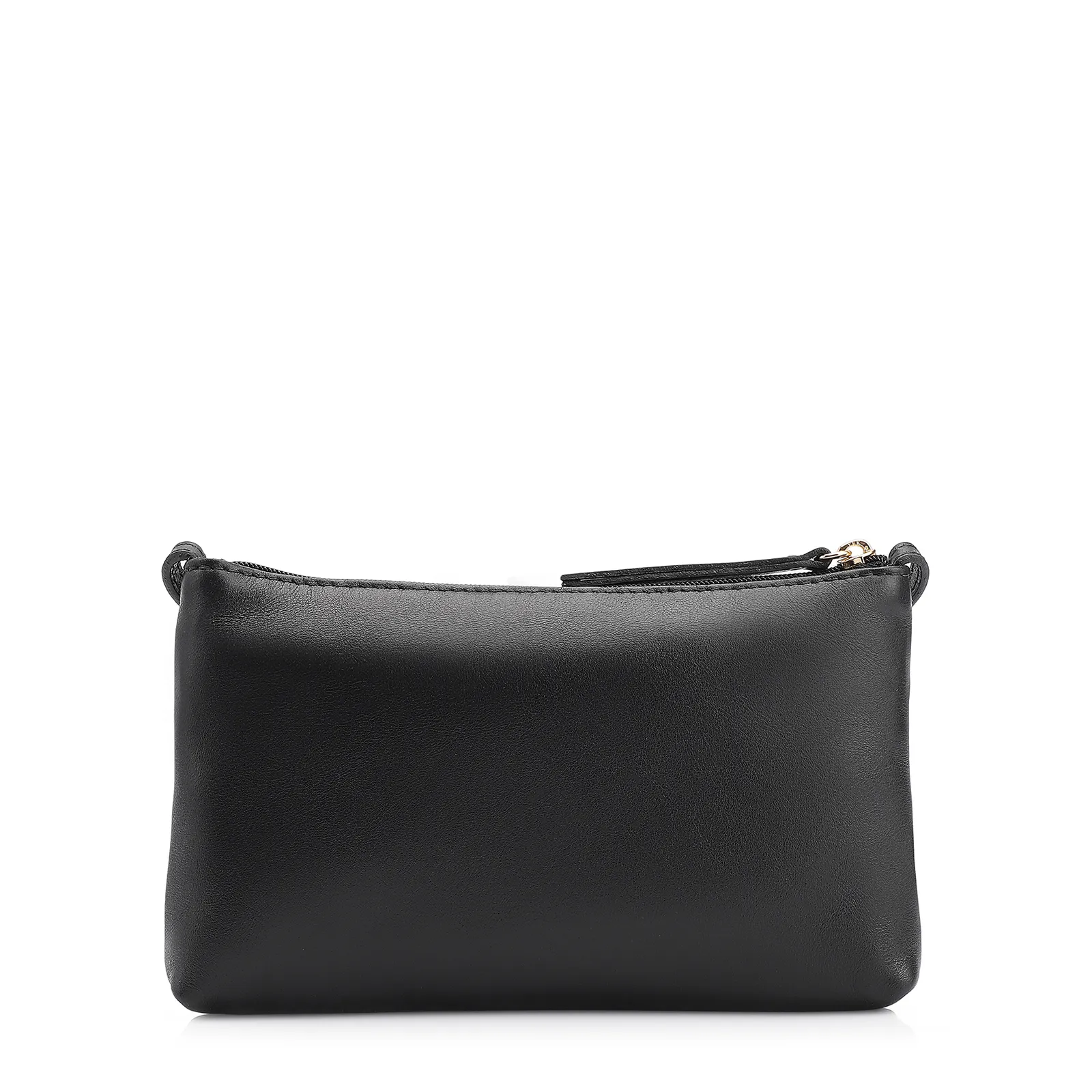Bolsa Transversal Couro Preto
