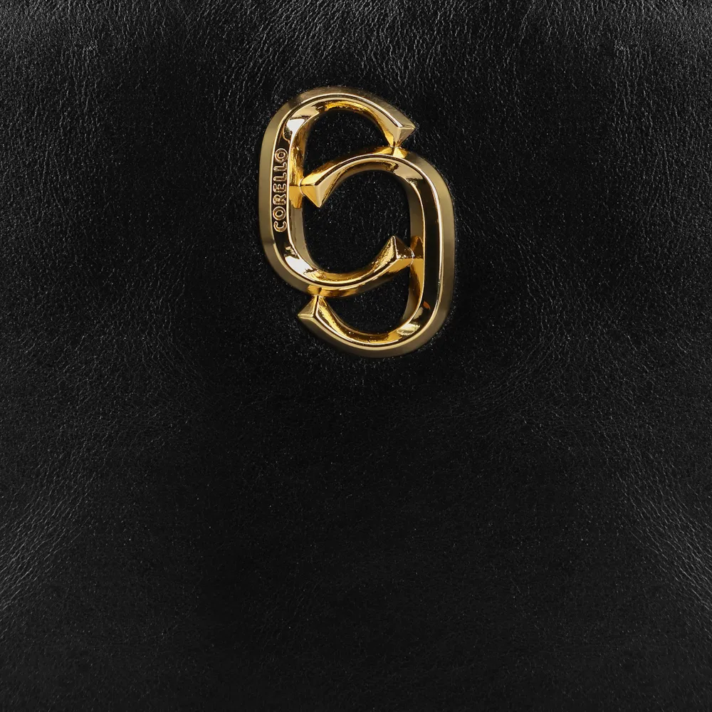 Bolsa Transversal Couro Preto - imagem 6