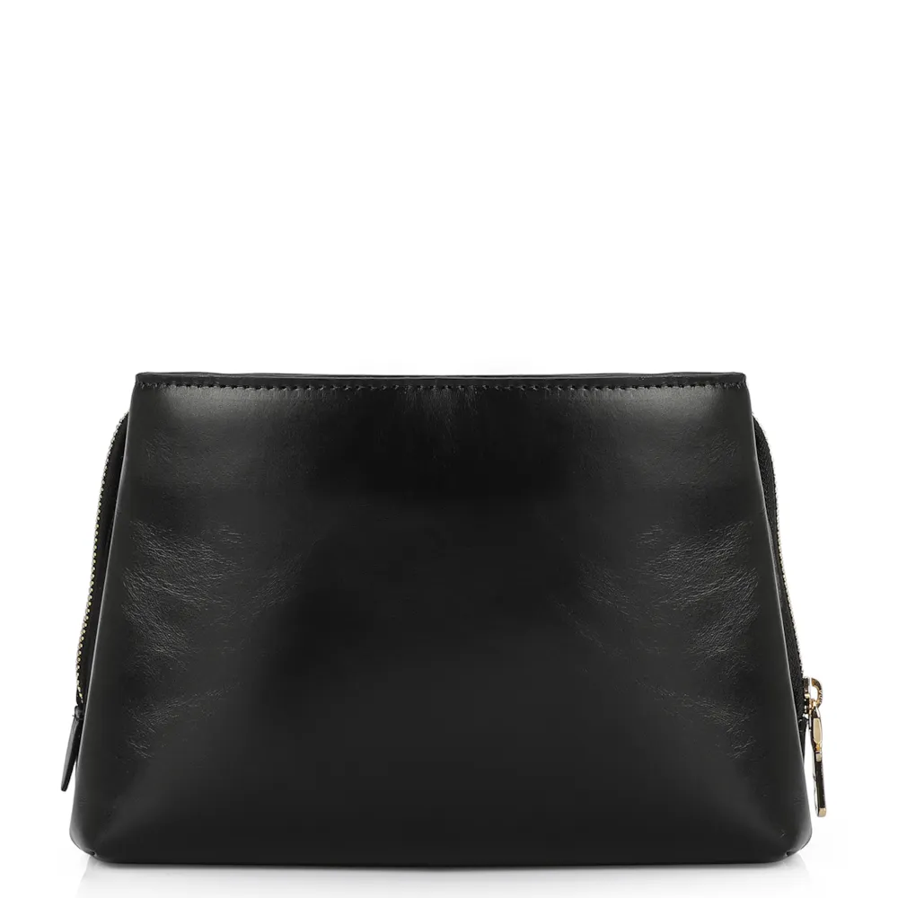 Bolsa Transversal Couro Preto - imagem 3