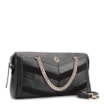 Bolsa Transversal Couro Preto/Couro Nobuck Preto/Lezard Preto - imagem 2