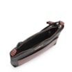 Bolsa Transversal Couro Preto/Marrom - imagem 5